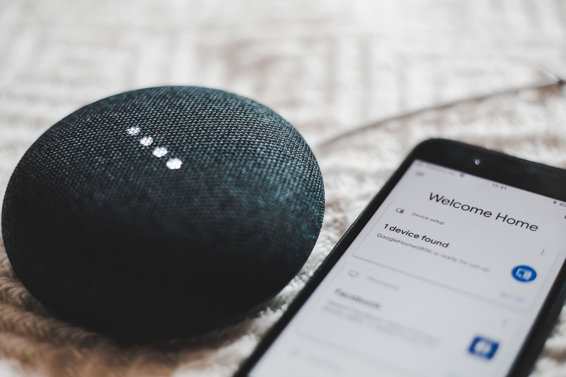 Google Home device for smart home