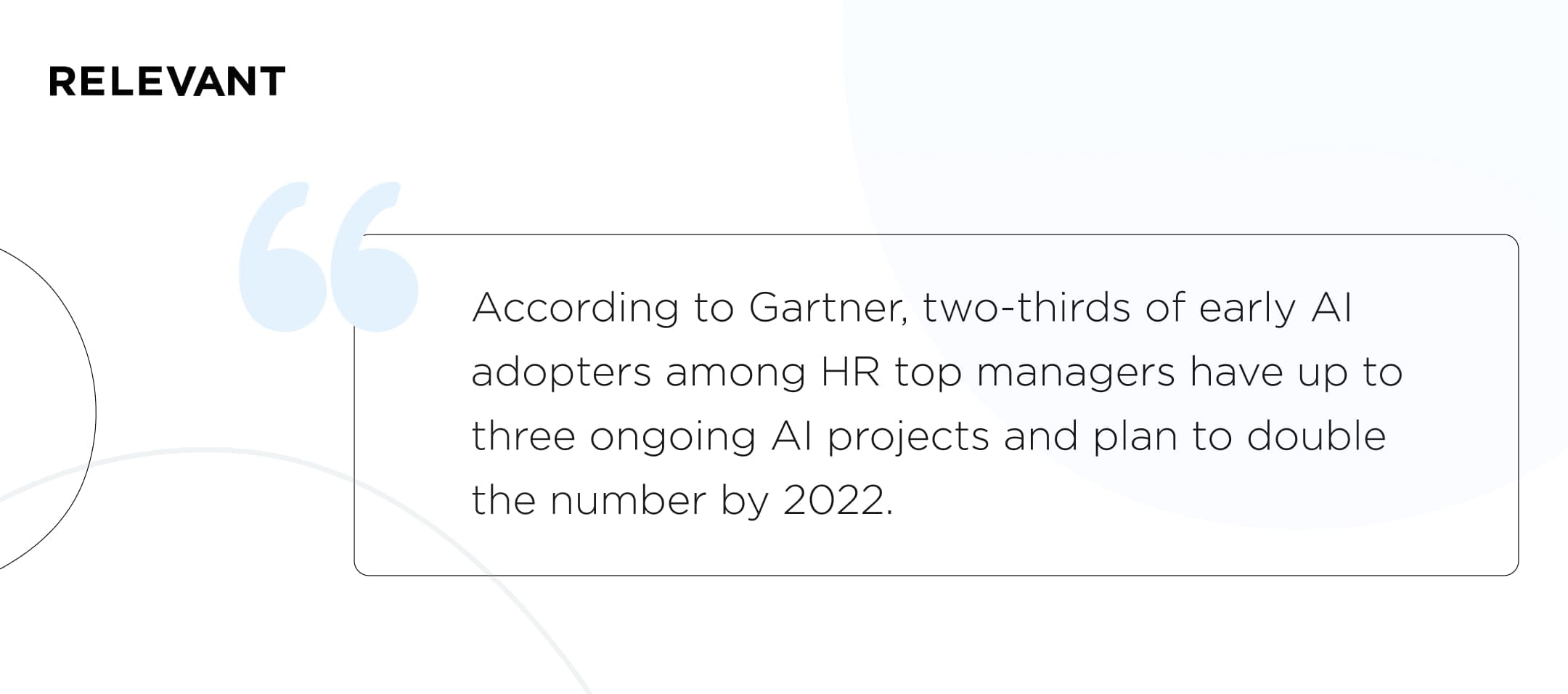 HR transformation in Fintech with AI is going to double by 2022