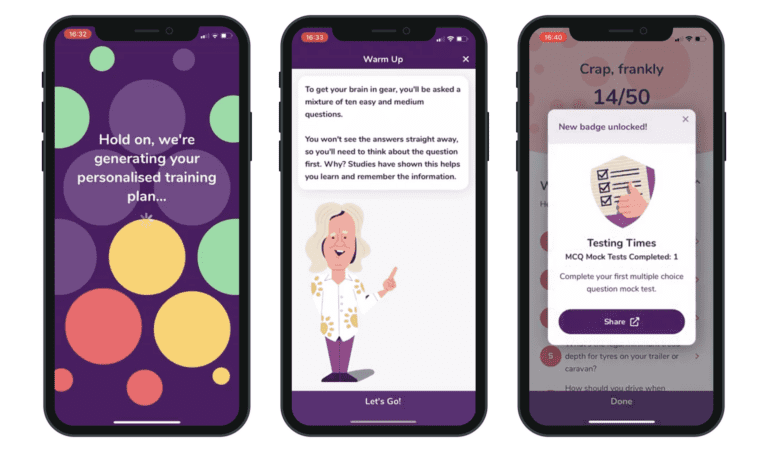 My Theory Test app by James May