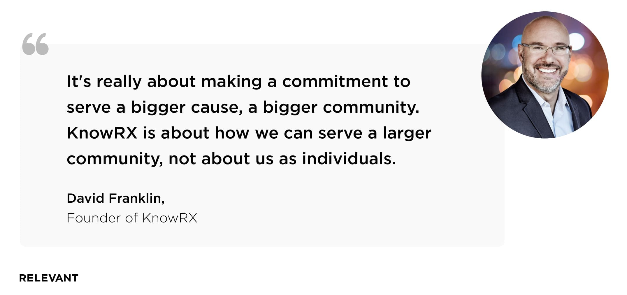 David Franklin, KnowRX founder