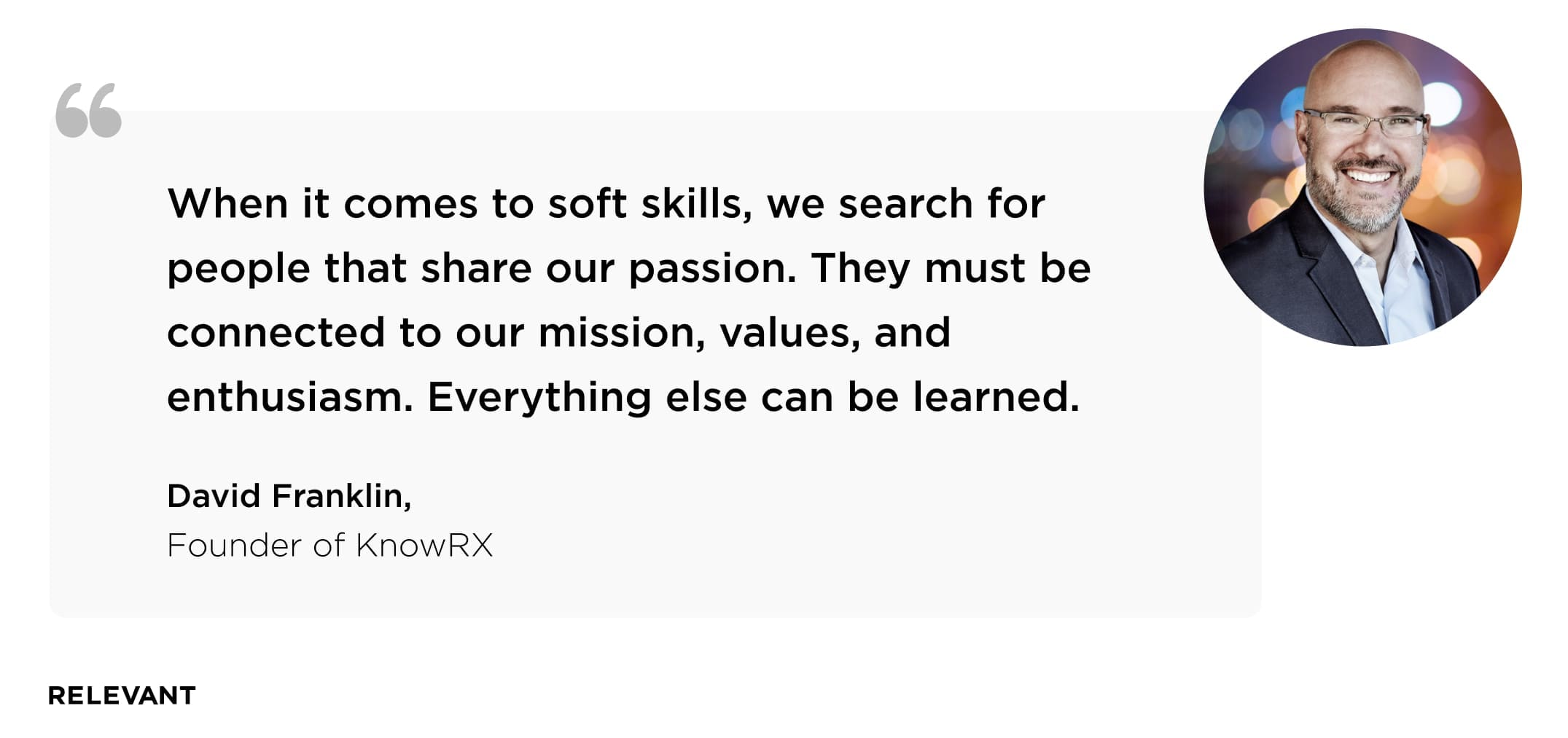 David Franklin, founder of knowRX