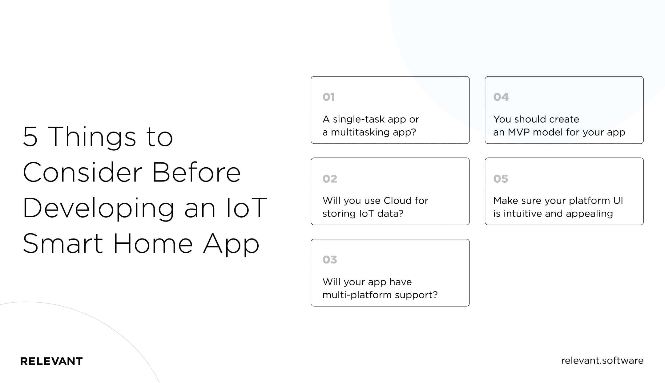 5 Things to Consider Before Developing an IoT Smart Home App