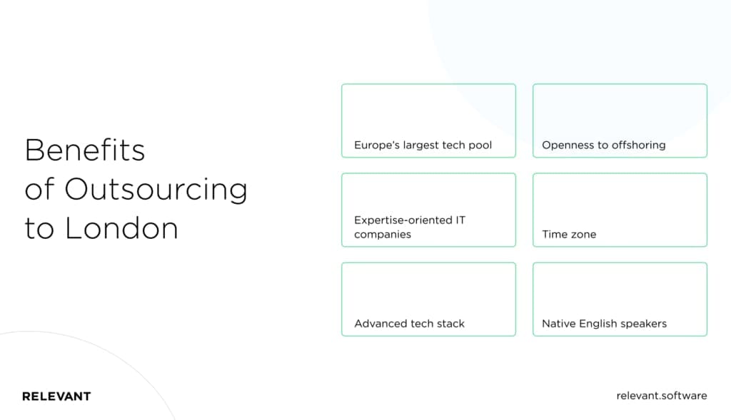 benefits of IT outsourcing to London